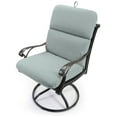 thumbnail image 3 of Sunbrella 22" x 45"  Solid Rectangular Knife Edge Outdoor Chair Cushion with Ties and Hanger Loop, 3 of 6