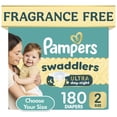 thumbnail image 1 of Pampers Swaddlers Ultra Diapers, Sizes Newborn-8, 1 of 14