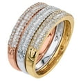 thumbnail image 6 of 0.23 CT. T.W. Baguette and Round Diamond Band in 14K Gold, 6 of 6