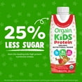 thumbnail image 6 of Orgain Kids 8g Protein Organic Nutrition Shake, Strawberry 8 fl. oz., 18 pk., 6 of 8