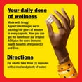 thumbnail image 7 of Bragg Apple Cider Vinegar Supplement Capsules, 180 ct., 7 of 7