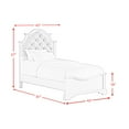 thumbnail image 2 of Society Den Ulysses Upholstered Youth Bedroom Set, 3-Piece or 5-Piece, 2 of 10