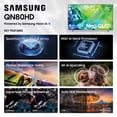 thumbnail image 3 of SAMSUNG 85” Class QN80H Series Neo QLED Mini LED 4K UHD Vision AI Smart Tizen TV, 3 of 14
