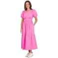 thumbnail image 4 of French Connection Ladies Puff Sleeve Maxi Dress, 4 of 9
