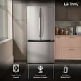thumbnail image 9 of LG 21 cu. ft. Counter Depth French Door Refrigerator, 9 of 15
