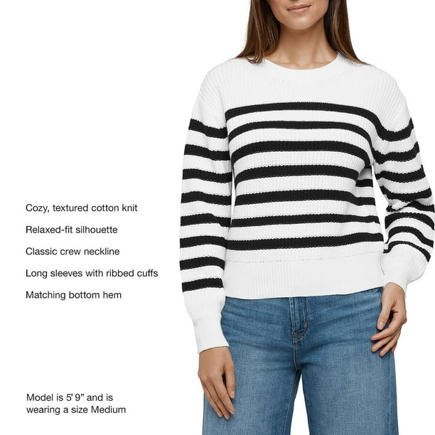 Gap Women's Woven Crewneck Sweater