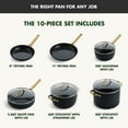 thumbnail image 3 of GreenPan Reserve 10-Piece Ceramic Nonstick Cookware Set, 3 of 10