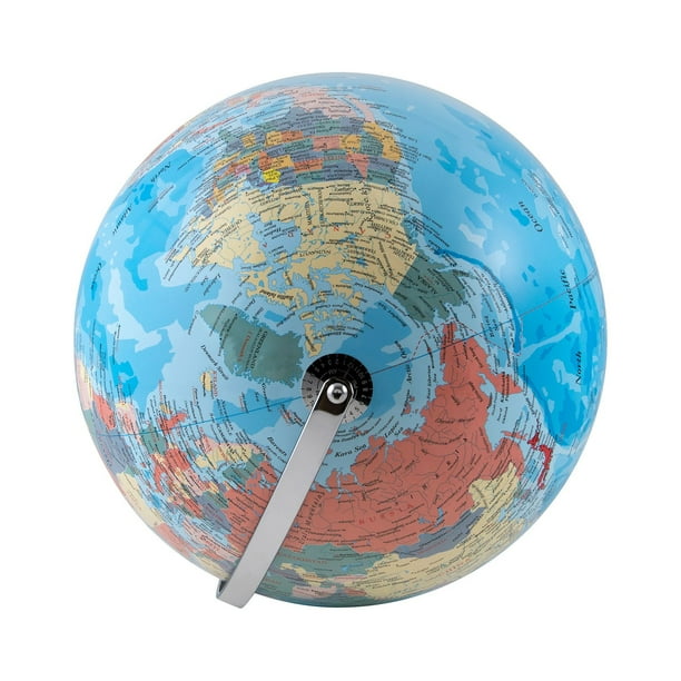Advantus World Globe, 12 Inch Diameter with Stand, Blue School or