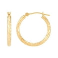 thumbnail image 8 of Hoop Earring Set in 14K Gold, 8 of 11