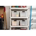 thumbnail image 4 of IRIS USA 45 Qt Buckle-Up Storage Box, Natural, 4 Piece Set, 4 of 5