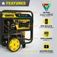 thumbnail image 4 of 15,000/12,000-Watt Champion Power Electric Start Tri Fuel Home Backup Portable Generator with CO Shield + Propane / Natural Gas Hose, 4 of 10