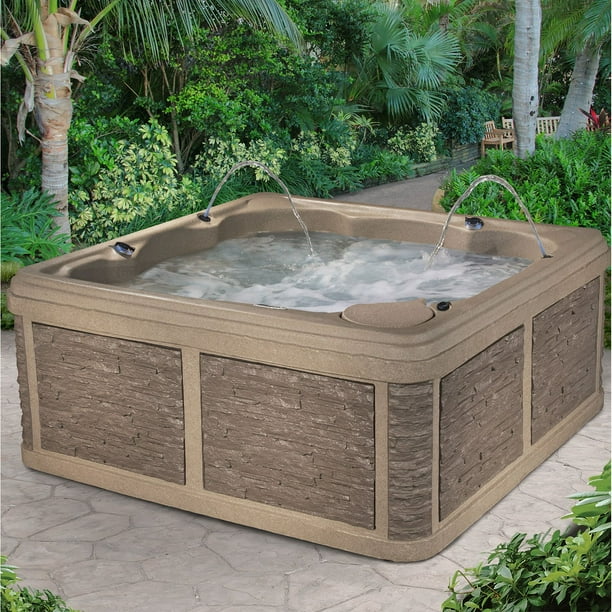 Everlast Spas Resort LX 6-Person 29-Jet 68-Port Resin Spa