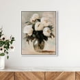 thumbnail image 3 of Cream Roses Vase Floral Canvas Print by Oliver Gal Prints, 3 of 4