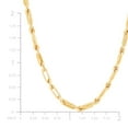 thumbnail image 4 of Milano Square Twist Chain in 14k Yellow Gold, 3mm, 4 of 14