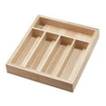 thumbnail image 10 of iDesign Renewable Paulownia Wood Collection Expandable Flatware And Cutlery Tray, 15" x 13.6"-23.5", 10 of 10