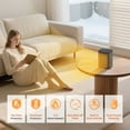 thumbnail image 4 of Pelonis Tabletop Digital Ceramic Heater with Digital Thermostat and Remote Control, Black, 4 of 7