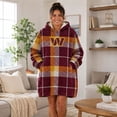 thumbnail image 4 of Pegasus Sports Washington Commanders Wearable Sherpa Throw, 4 of 6