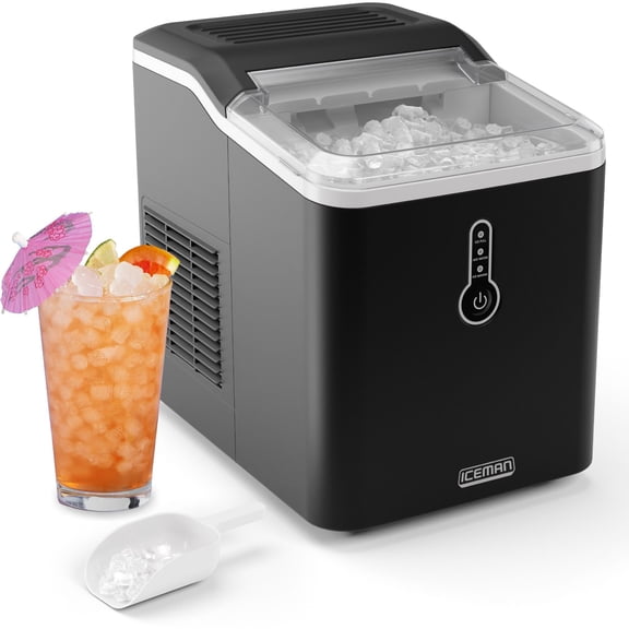 Iceman by Chefman Countertop Nugget Ice Maker, 26lb Daily Ice Production