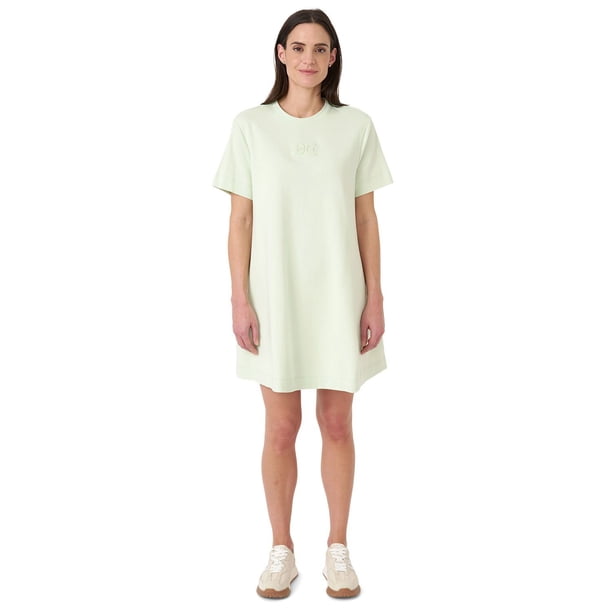 sam edelman short dresses SAM EDELMAN LOGO SWING DRESS - Green XS:- XS, Green