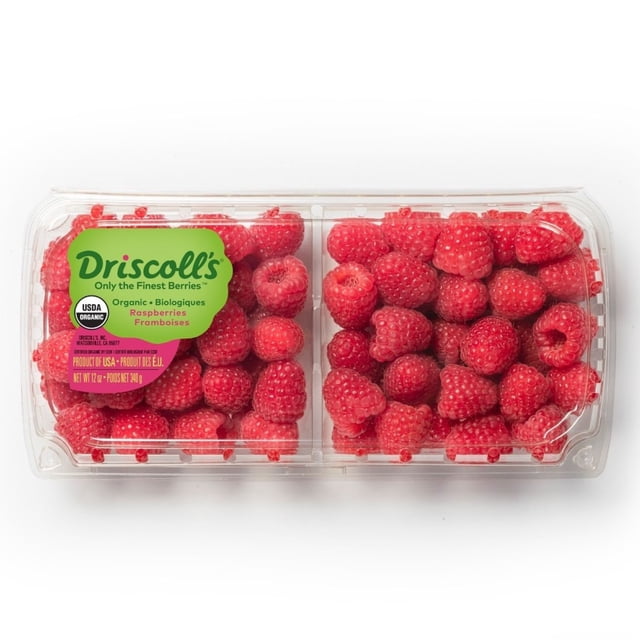 Organic Raspberries, 12 oz.