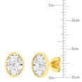 thumbnail image 4 of Lab Created Diamond Earrings in 14K Gold, 4 of 7