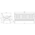 thumbnail image 8 of Member's Mark Catalina Teak Set with Sunbrella Fabric, 6pc, 8 of 10