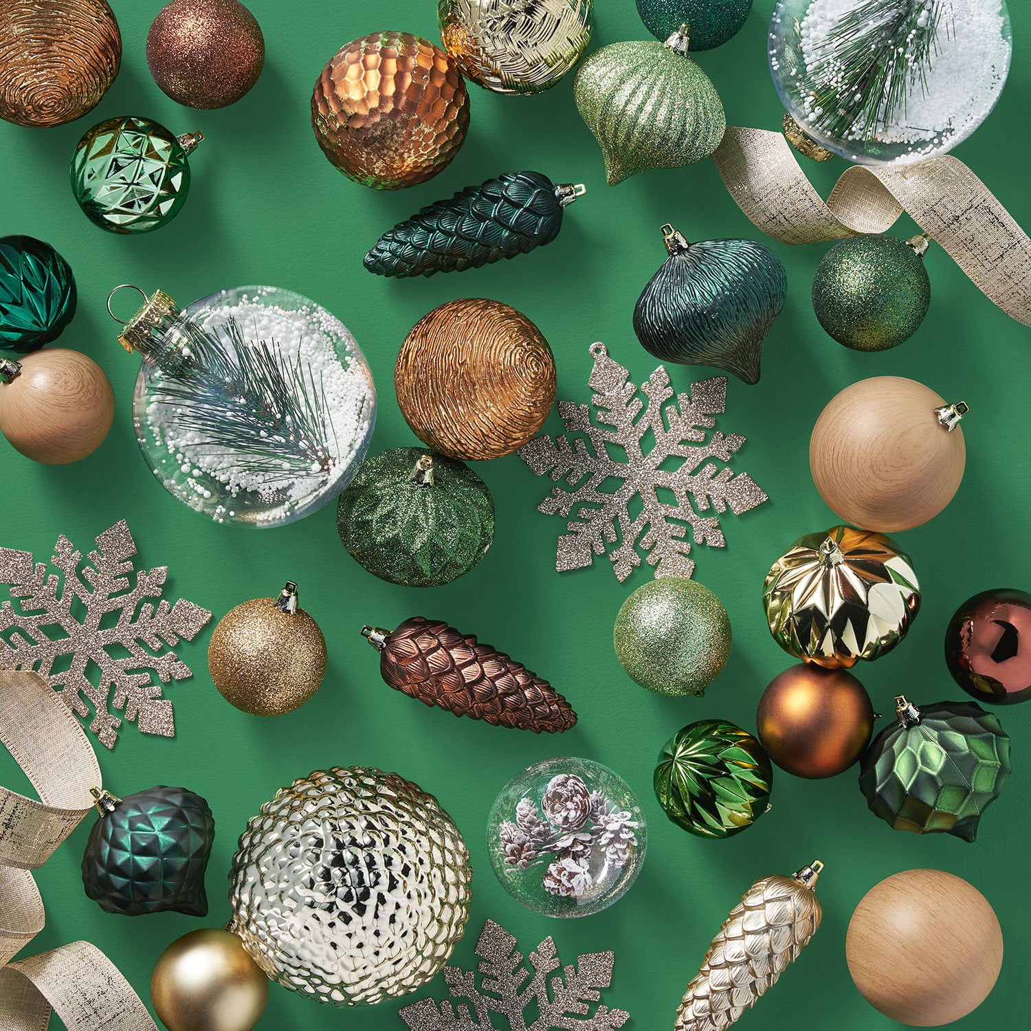  Ornament 5個セット　※箱シミあり Hearth & Harbor Christmas Ornament Storage Box With 4 Inner Tray