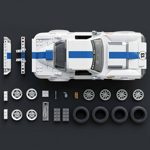 Hot Wheels Corvette Grand Sport Building Toy Kit, 918 pc