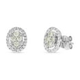 thumbnail image 2 of 0.80 C.T. TW Oval Shaped Diamond Earrings and Pendant Set in 14K Gold, 2 of 11