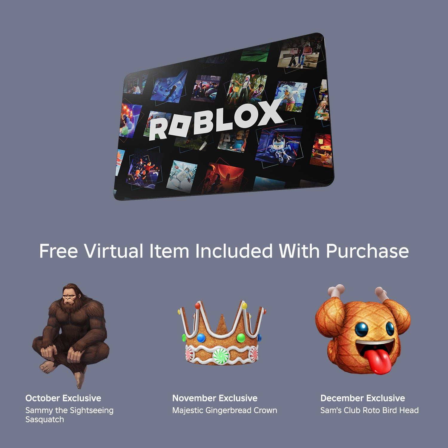 Roblox Gift Card, Various Amounts - Samsclub.com