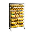 thumbnail image 1 of Seville Classics 24-Bin Rack with Wheels, 1 of 20