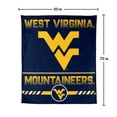 thumbnail image 7 of Logo Brands West Virginia Mountaineers 60"x70" Super Plush Blanket, 7 of 7