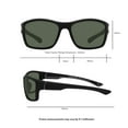 thumbnail image 2 of Members Mark MMS208 Polarized Wrap Around Sport Sunglasses, 2 of 5