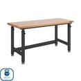 thumbnail image 4 of Seville Classics UltraHD Height Adjustable Workbench, 60" W x 24" D x 28.5"-42" H, 4 of 16
