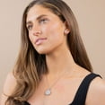 thumbnail image 7 of 0.46 CT. T.W. Diamond Round/Baguette Earrings in 14K Gold, 7 of 7