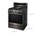thumbnail image 5 of LG 6.3 cu. ft. Gas Single Oven Free-Standing Range with New Handle and PrintProof® Stainless Steel, 5 of 9