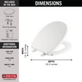 thumbnail image 2 of Delta Morgan® Elongated Slow-Close Toilet Seat, 2 of 13