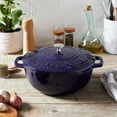thumbnail image 1 of Staub Enameled Cast Iron 3.75-Quart Essential Fleur De Lis Cocotte, Choose Color, 1 of 6
