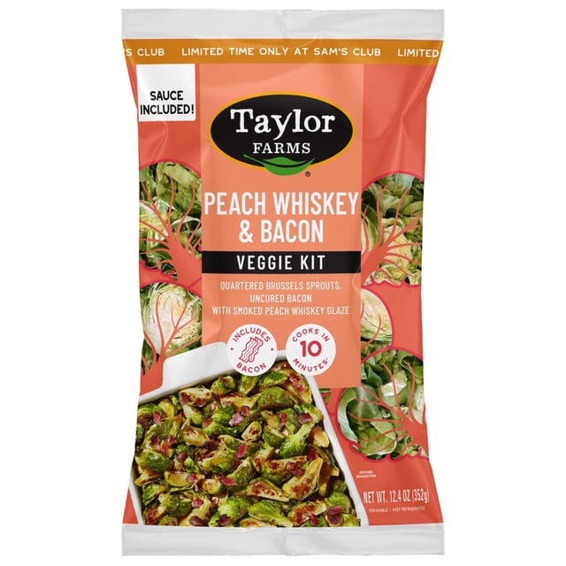 Taylor Farms Peach Whiskey & Bacon Veggie Kit, 12.4 oz.