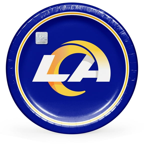NFL Round Paper Plates, 10", 85 ct., Choose Your Team