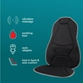 thumbnail image 4 of Homedics Heated Travel Cushion With Vibration Massage, 2-Pack, Black, 4 of 9