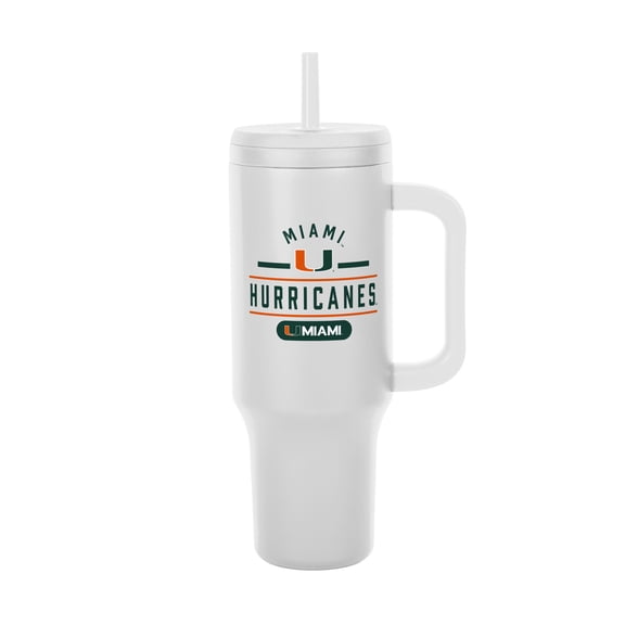 Logo Brands Miami Hurricanes Stainless Steel Leakproof Tumbler