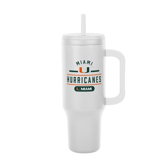 Logo Brands Miami Hurricanes Stainless Steel Leakproof Tumbler