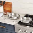 thumbnail image 1 of Member's Mark 3-Piece Modern Tri-ply Fry Pan Set, 1 of 7