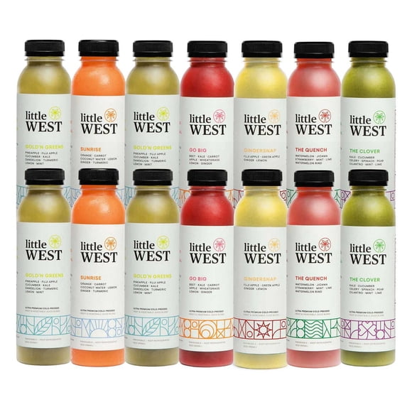 Little West Juice Cleanse Kit, 12 fl. oz., choose quantity