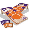 thumbnail image 1 of YouTheFan Clemson Tigers 2'x4' Cornhole Board Set, 1 of 6