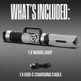 thumbnail image 8 of Westinghouse 5000 Lumen Rechargeable LED Work Light with Tripod & Power Bank, Cordless Portable Light for Jobsite, Garage & Emergency Use, 5000K Bright White, 8 of 10