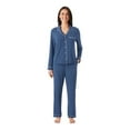 thumbnail image 1 of DreamMark Women's 2-Piece Notch Collar Pajama Set, 1 of 8