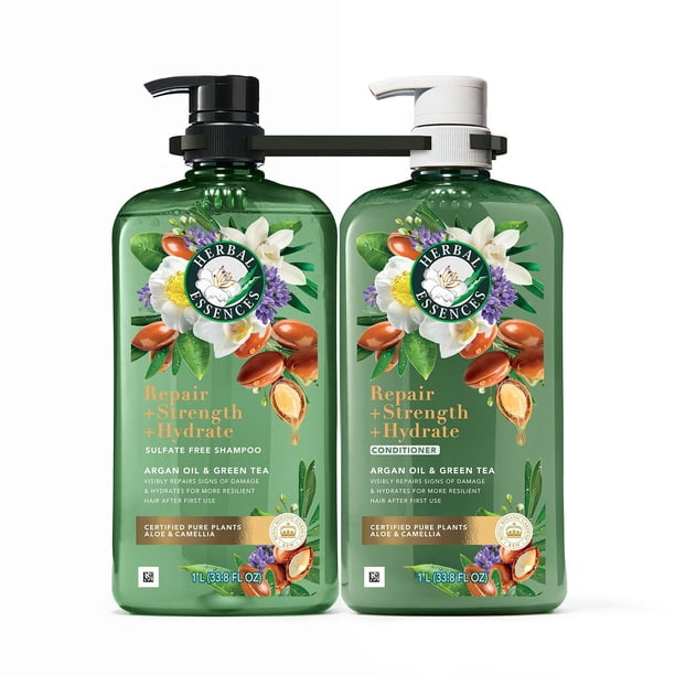 Herbal Essences Pure Plants Argan Oil & Green Tea Shampoo +