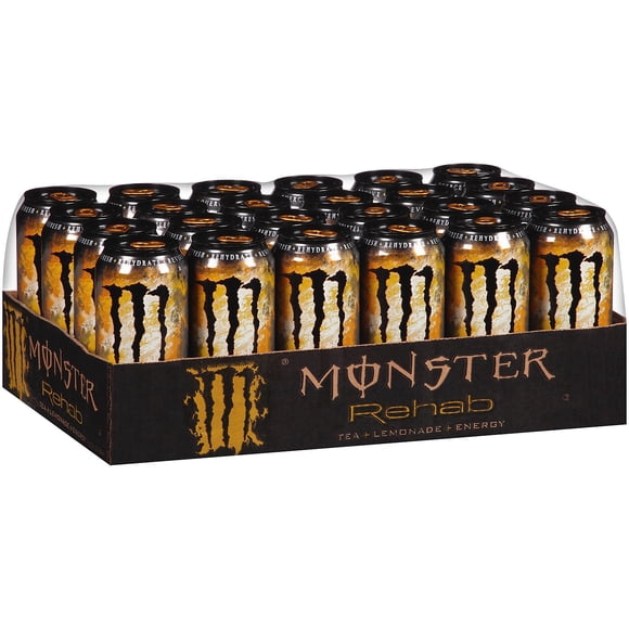 Monster Energy Rehab, Tea + Lemonade, Energy + Tea Energy Drink, 15.5 fl. oz., 24 pk.